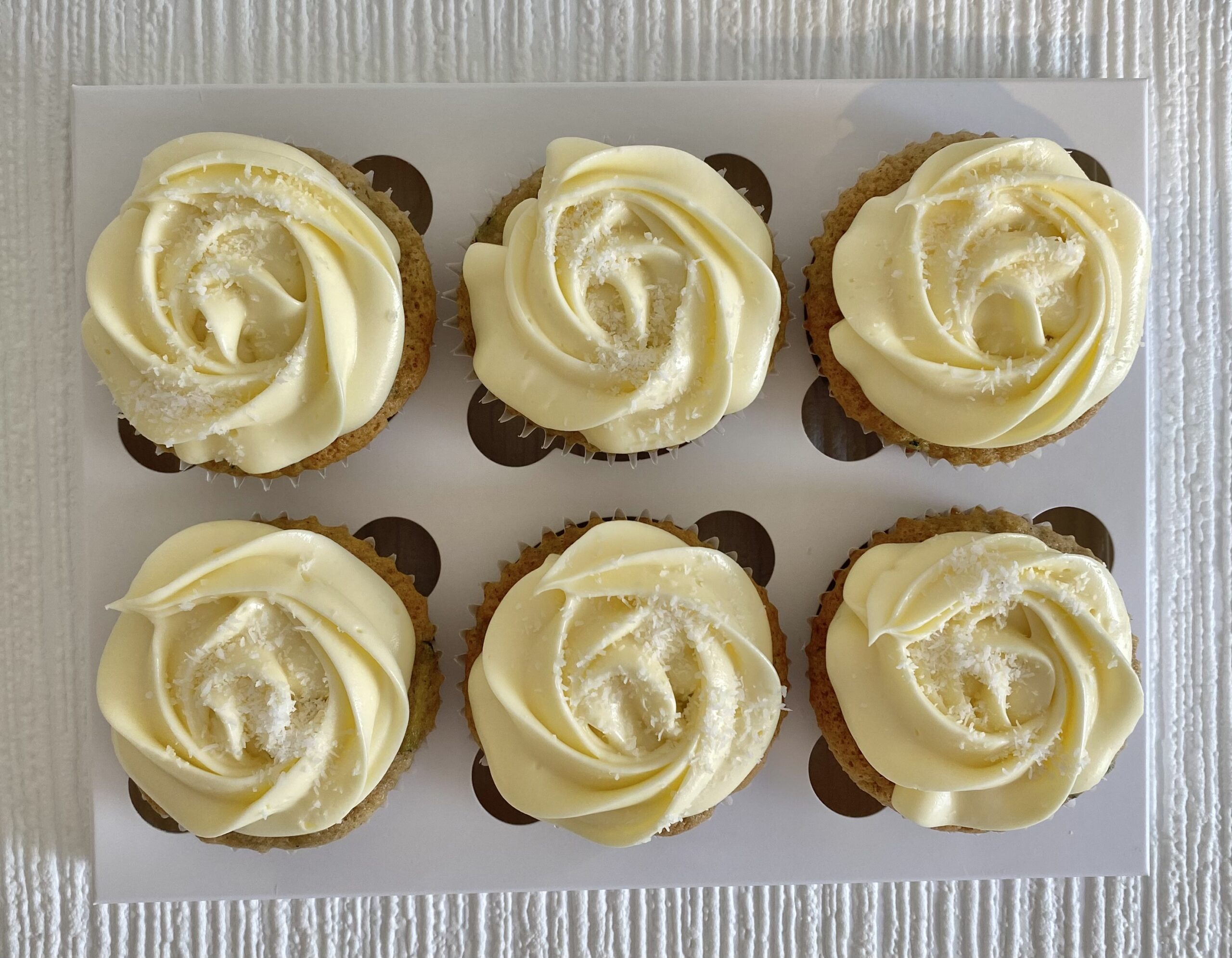 Zucchini Cupcakes with cream-cheese frosting