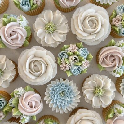 Buttercream Blooms Cupcake Bouquet Perth