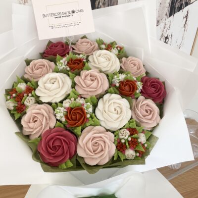 Buttercream Blooms Cupcake Bouquet Perth