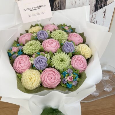 Buttercream Blooms Cupcake Bouquet Perth